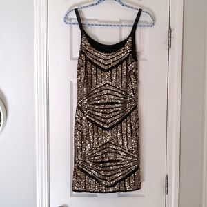 Extra-sequined Art Deco Dress